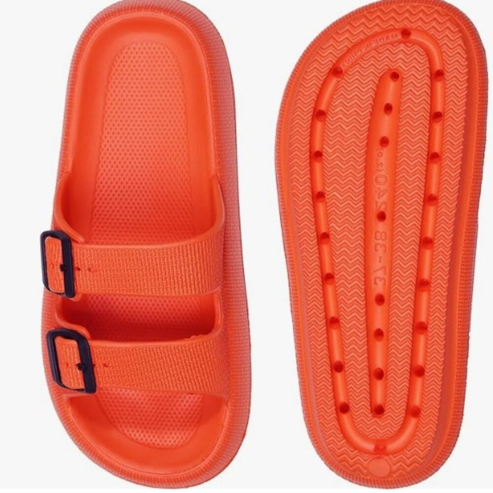 Slides! Orange EVA Sandals